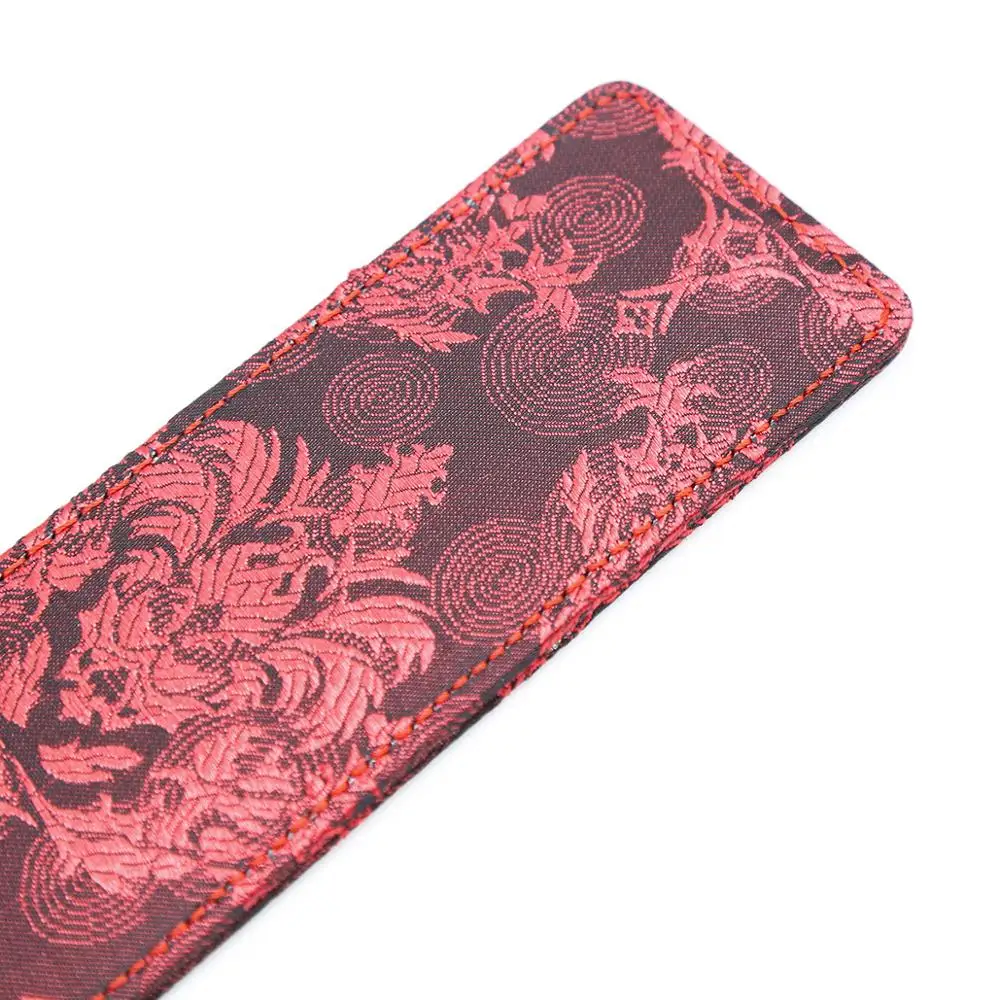 Раб БДСМ бондаж бутик тонкий кожаный плетка для верховой езды шлепков Knout