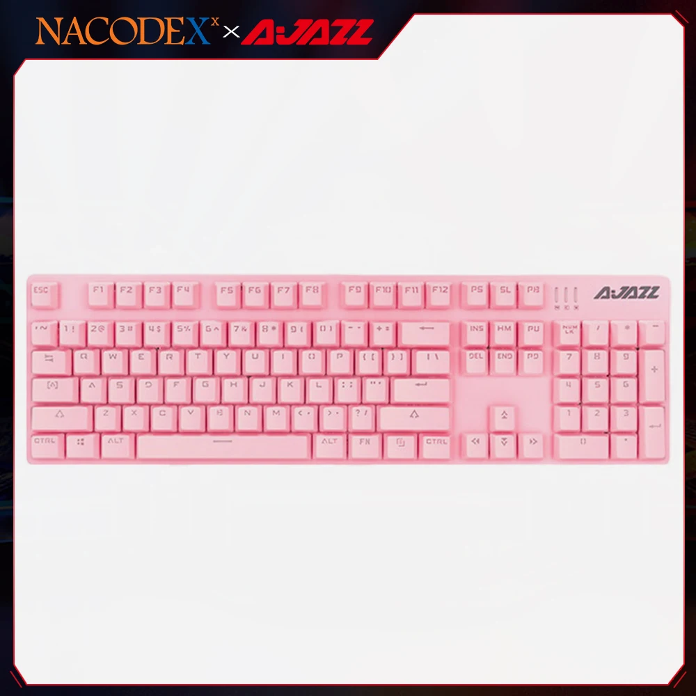 Клавиатура AJAZZ NACODEX ROBOCOP игровая механическая эргономичная клавиатура с зеленой