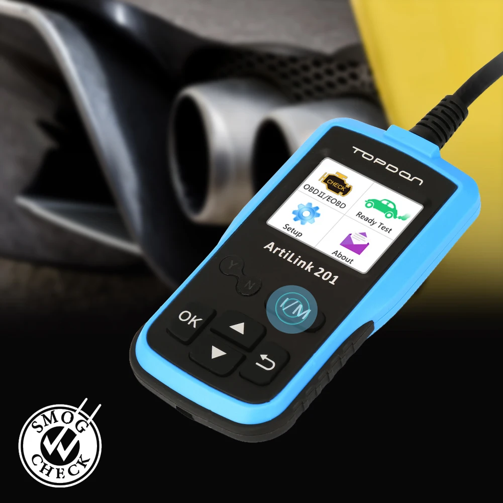 TOPDON arilsink 201 OBD2 автомобильный считыватель кодов полная функция OBD2 AL201 контрольный светильник двигателя(MIL) Live Data Freeze Frame Просмотр данных