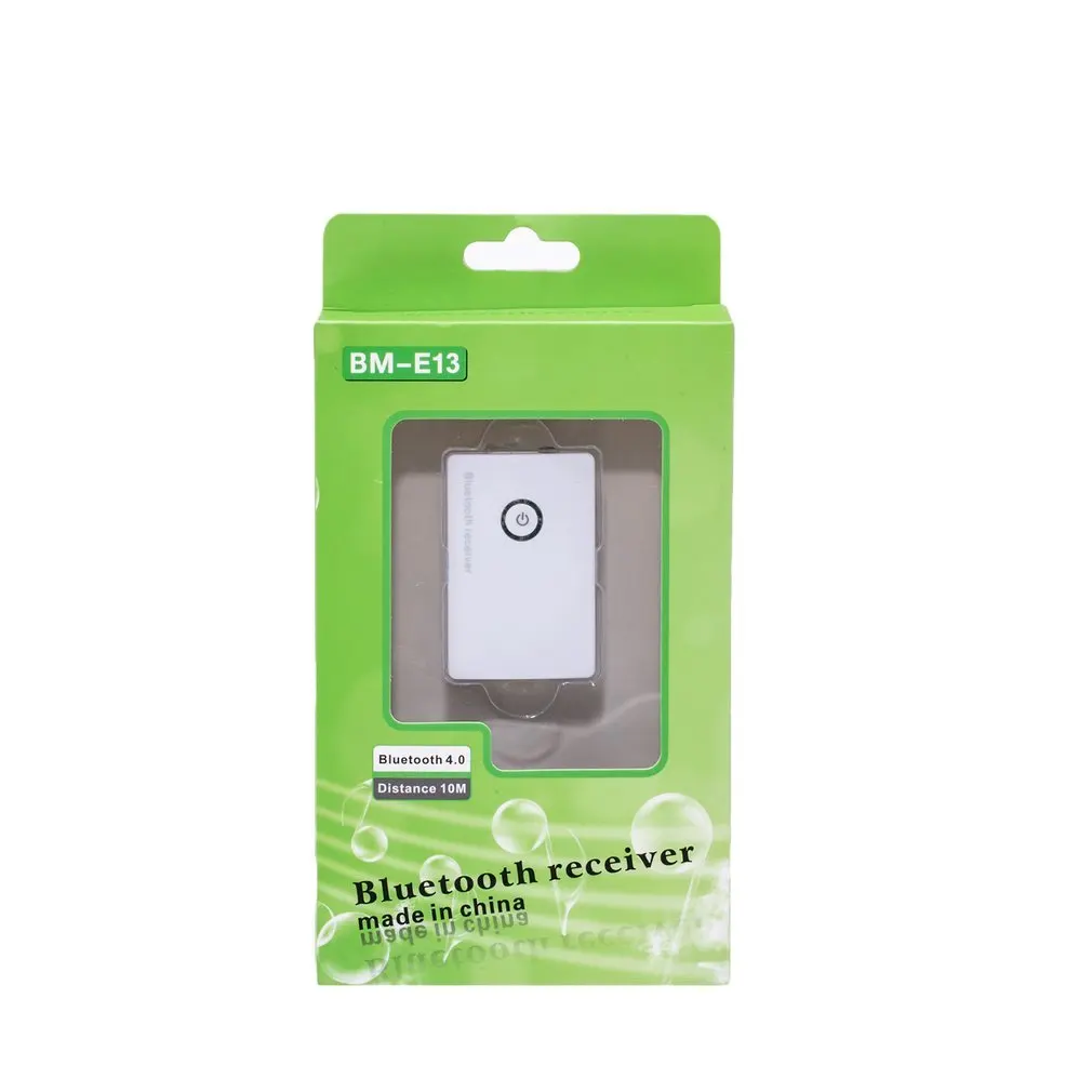 BM E13 дома автомобиля Беспроводной ресивер аудио адаптер с 3 5 мм белый|Запасные