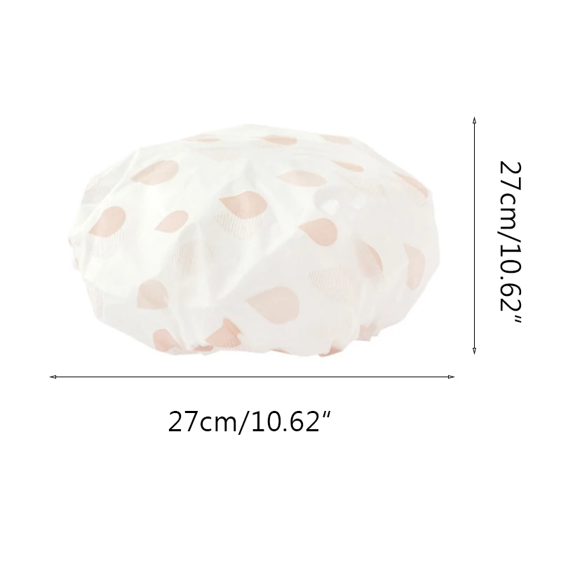 Водонепроницаемая шапочка для душа взрослых и женщин простая водонепроницаемая