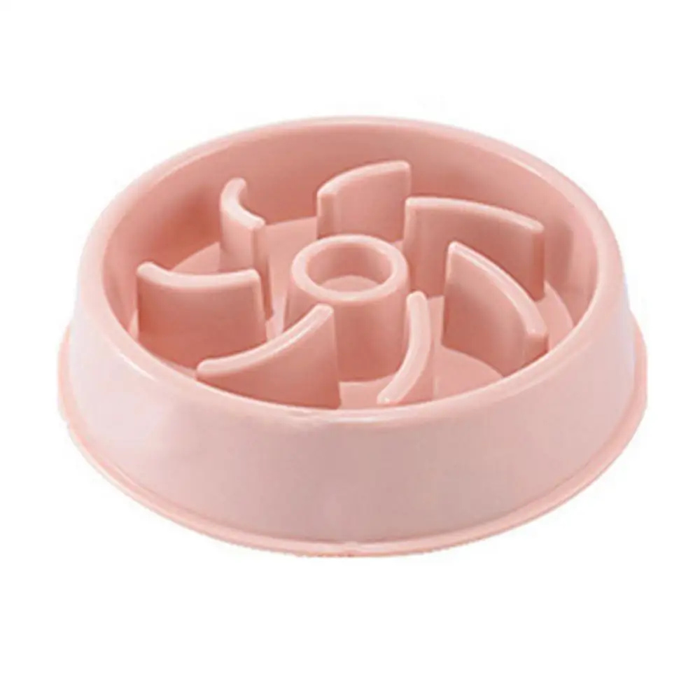 E-Pink Миска для собак медленно чашка для еды медленно глотает товары для домашних животных аксессуары для собак миска медленно глотает миска для домашних животных, кошек медленно глотает миску для собак - Цвет: E-Pink