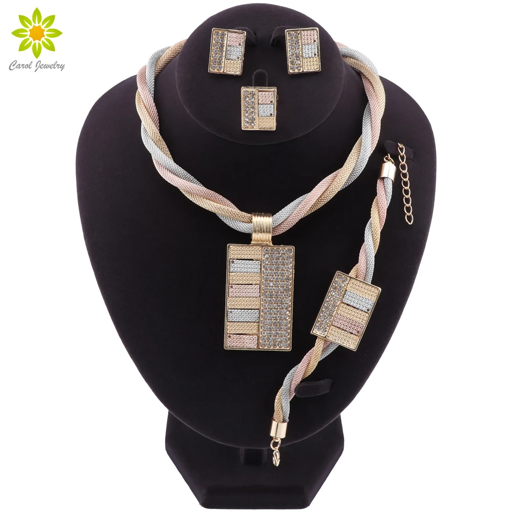 Модный Африканский Шарм для женщин Дубай Невеста Прямоугольная форма кулон