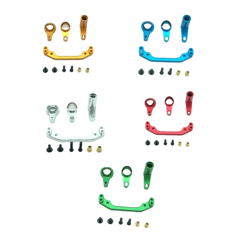 

Комплект рулевой группы из алюминиевого сплава для Wltoys 104001 1/10, запчасти для обновленного радиоуправляемого автомобиля, аксессуары