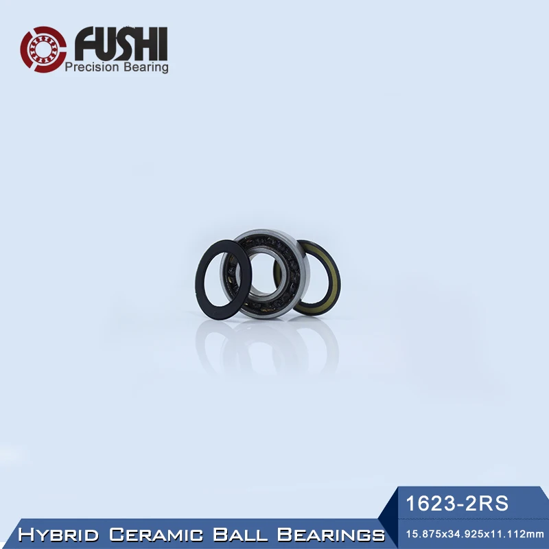 

1623 Hybrid Ceramic Bearing 15.875*34.925*11.112 mm ( 1 PC) Industry Motor Spindle 1623HC Hybrids Si3N4 Ball Bearings 3NC 1623RS
