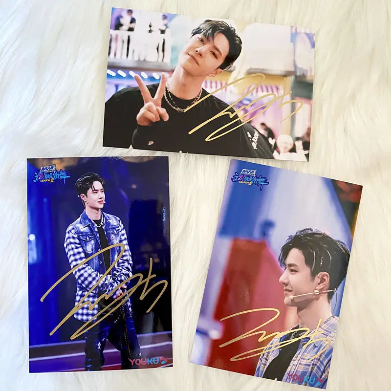 

The Untamed Chen Qingling Lan Wangji Actor Wang Yibo Signature Photo Hand Signed Photo For Fans Collection