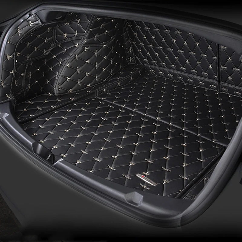 

Car Trunk Mat Waterproof PU Leather Protection Pad For Tesla Model 3 Interior Decoration Car Styling Modification Accessories