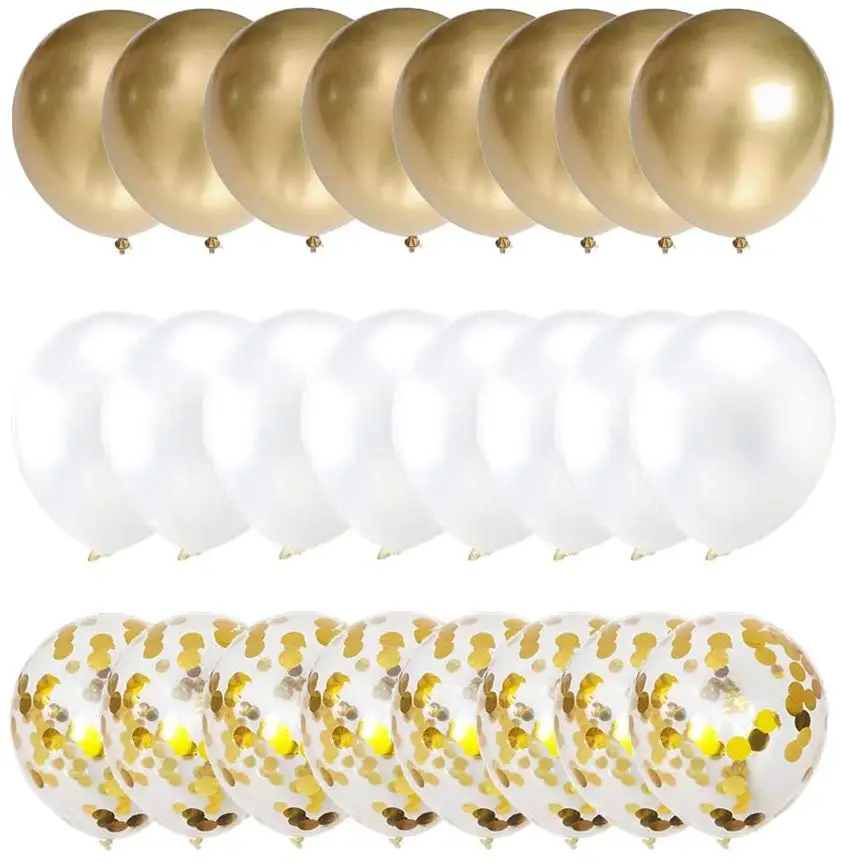 

Confetti Balloons 30pcs Party Balloons Latex Balloons Birthday Balloons Baby Shower Balloons Wedding Balloons