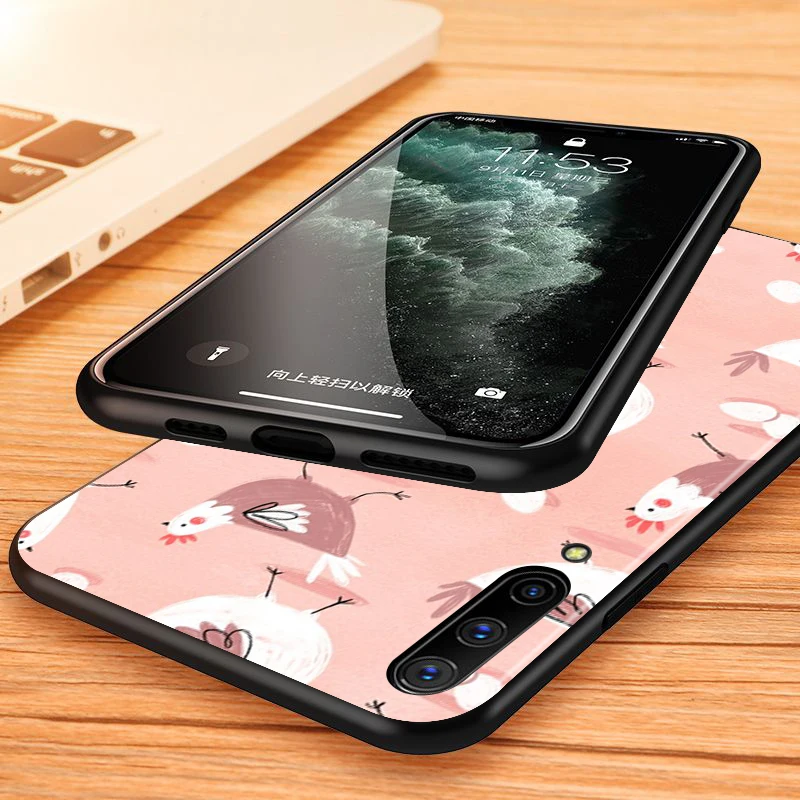 

Cock Rooster chicken for Samsung Galaxy A90 A80 A70S A70 A60 A50 A40 A30 A20 A10 A2 Core Black Phone Case