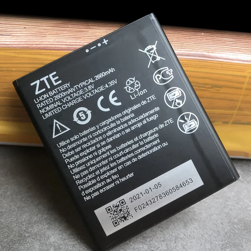 Оригинальный Li3826T43P4h 705949 2660 мАч для ZTE Blade A5 2019/A3 2020/A3 2020T A530 A606 BA530 BA606 Аккумулятор