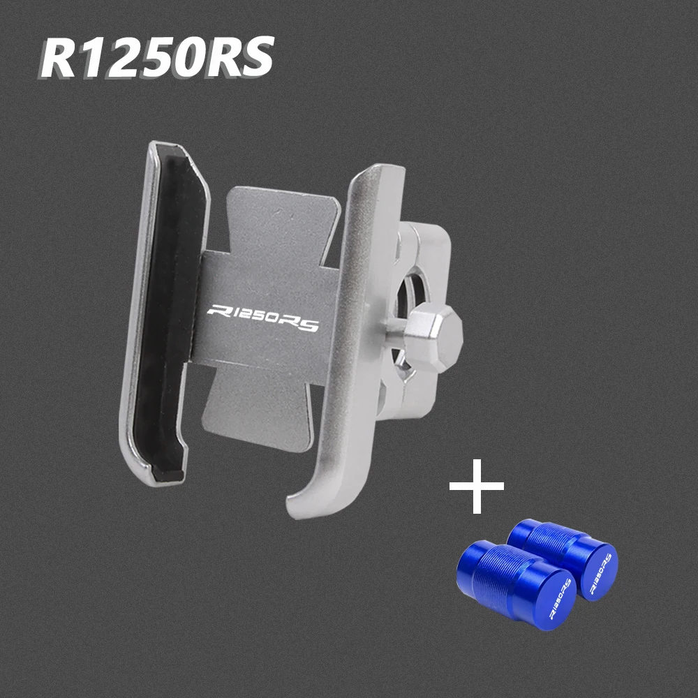 

R1250RS 2021 For BMW R 1250 RS 2019 2020 Motorcycle Accessories Aluminum Mobile Phone Bracket Stand Holder Wheel Tire Valve Cap