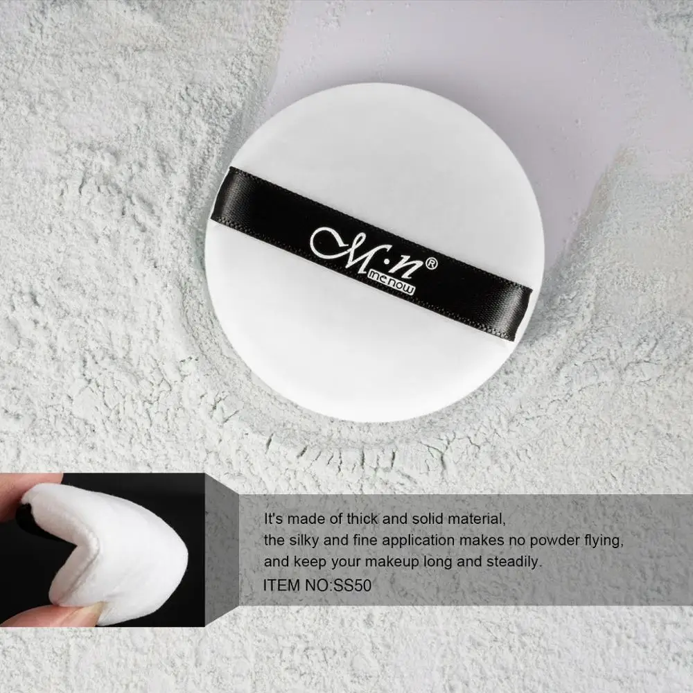 

50/100Pcs Women Beauty Facial Face Body Powder Puff Cosmetic Beauty Makeup Foundation Soft Sponge Girl Lady Gift Wholesale
