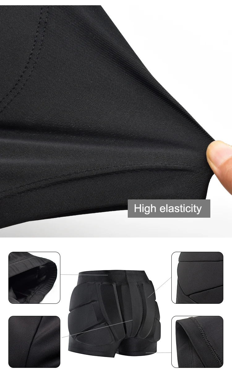 Мотоциклетные защитные беговые шорты WOSAWE набедренные мягкие брюки для катания