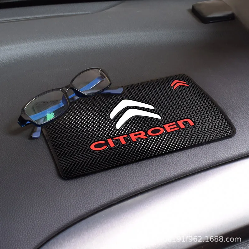 Автомобильный нескользящий коврик с логотипом для телефона Citroens C1 C2 C3 C4 C5 C6 C8 C4L DS3