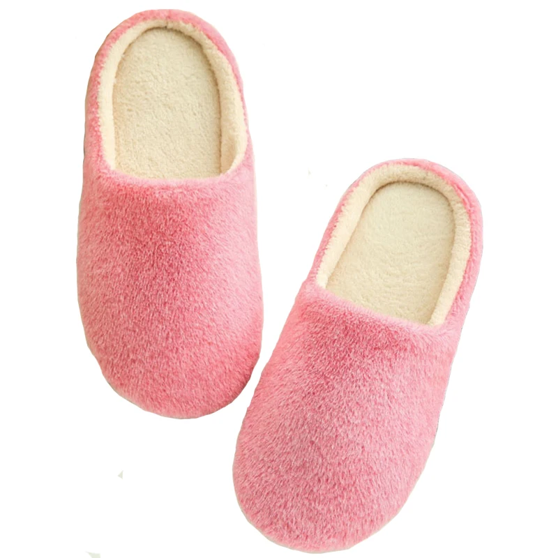 Мягкие тапочки женские зимние меховые шлепанцы теплая домашняя обувь