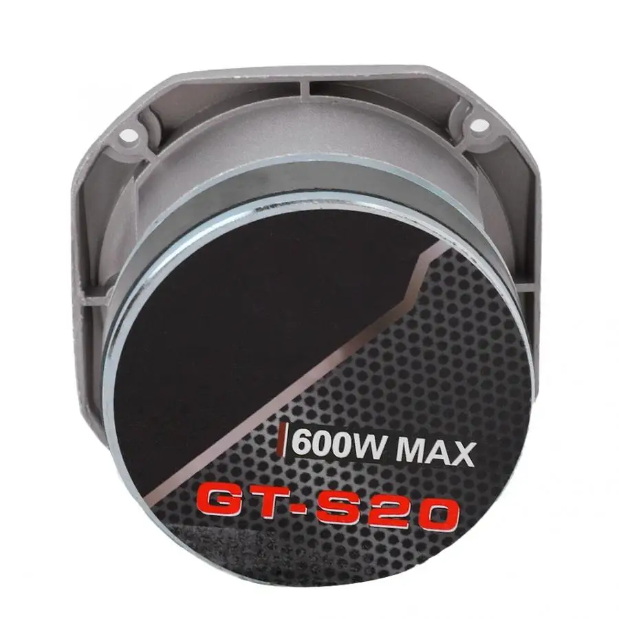 Алюминиевая Колонка серебристого цвета автомобильная стереосистема Hifi