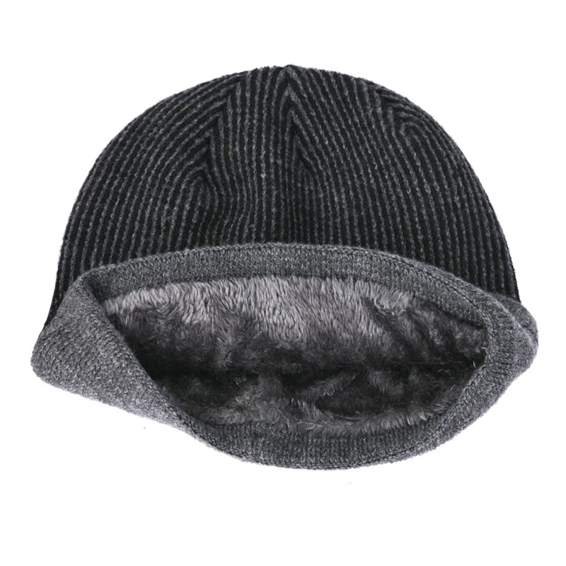 Модные мужские шапки облегающие вязаная шапка зимняя для мужчин и женщин шапочка