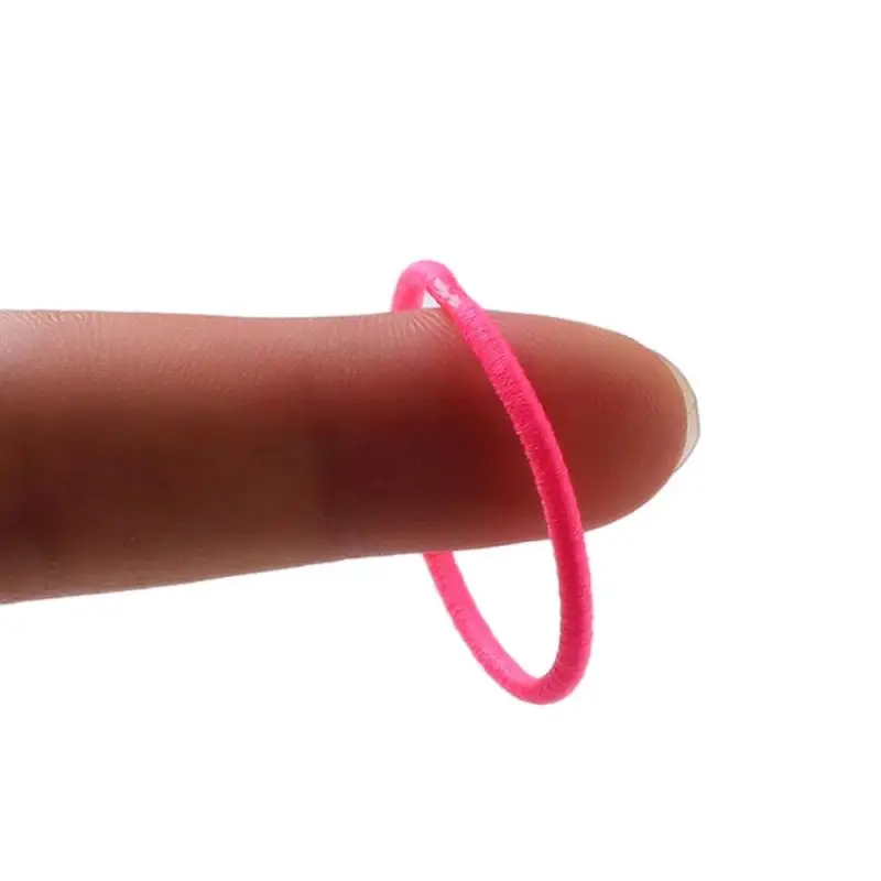 

10PCS/lot Children Scrunchy Girls Elastic Hair Bands Small Baby Headwear Multicolor Disposable Fashion Rubber Band Accessories