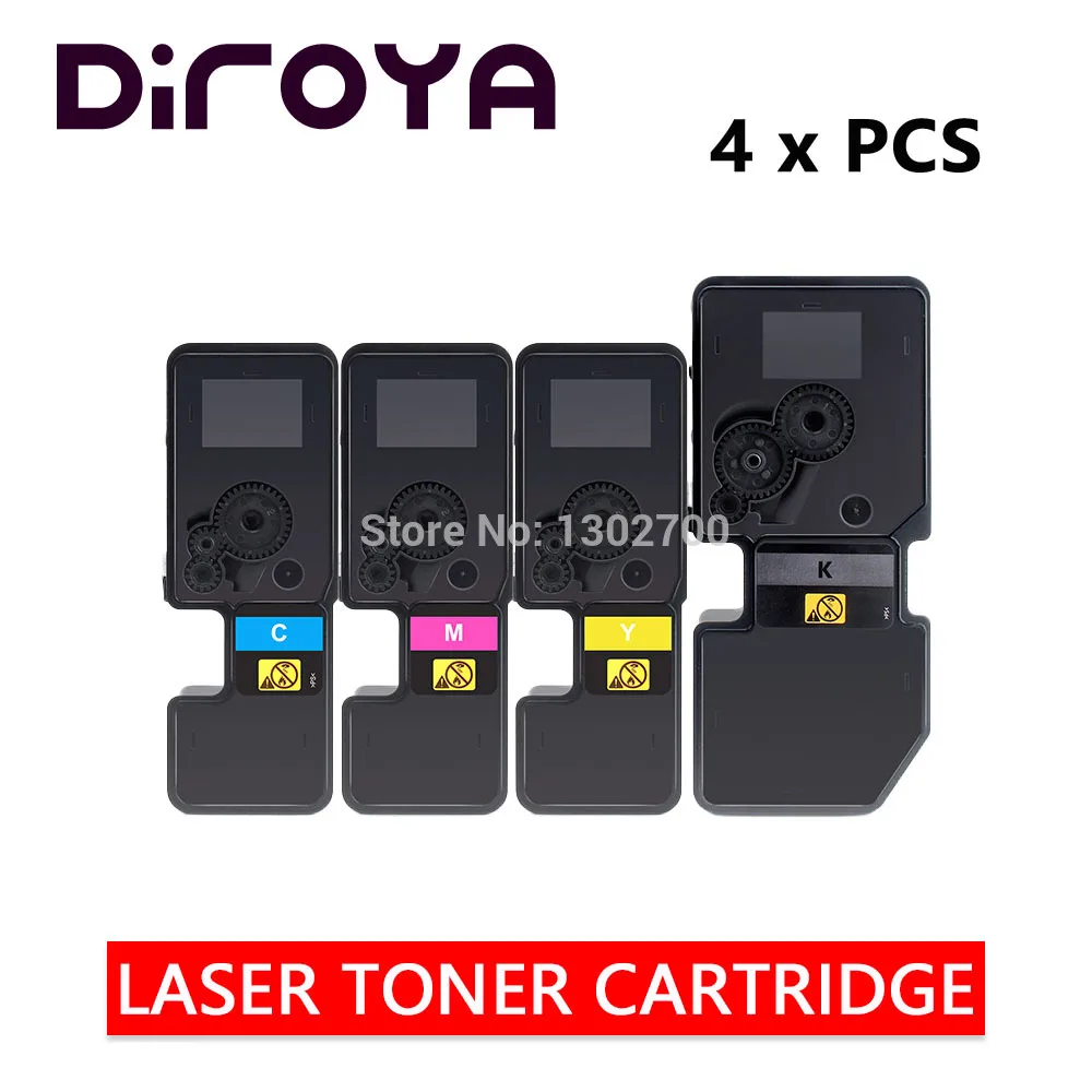 

4-Pack TK-5230 K TK-5230K TK-5230C TK-5230M TK-5230Y Toner Cartridge For Kyocera ECOSYS M5521cdw P5021cdw P5021cdn M5521 P5021