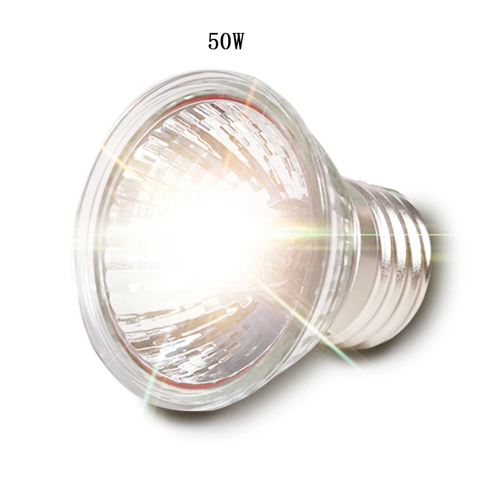 50W Lamp UVA+ UVB 3,0 лампа для рептилий набор с зажимом для лампы держатель лампы и термометр гигрометр черепахи греется Лампа Комплект - Цвет: 50W Lamp