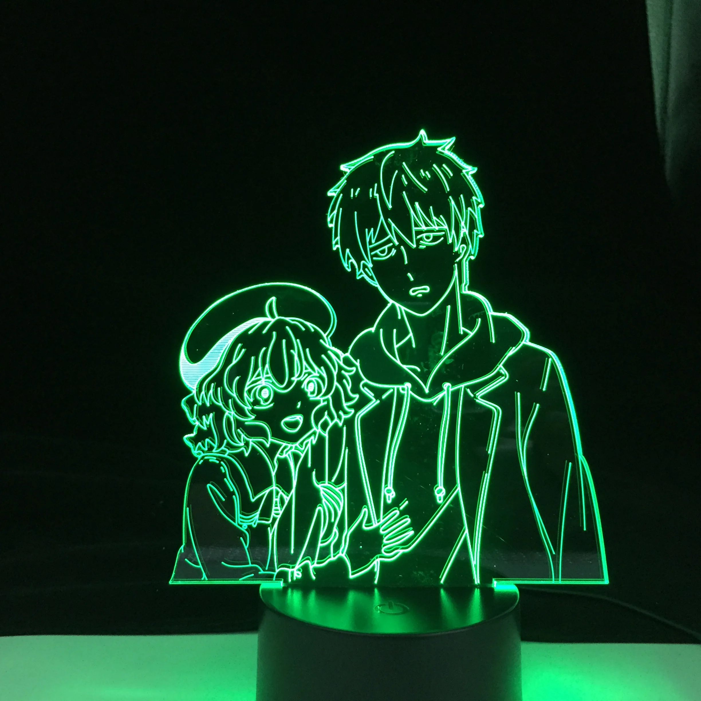 

Kyokou Suiri Light Kuro In Spectre Led Night Light Anime Lamp Kotoko for Bedroom Decor Nightlight Kids Children Birthday Gift