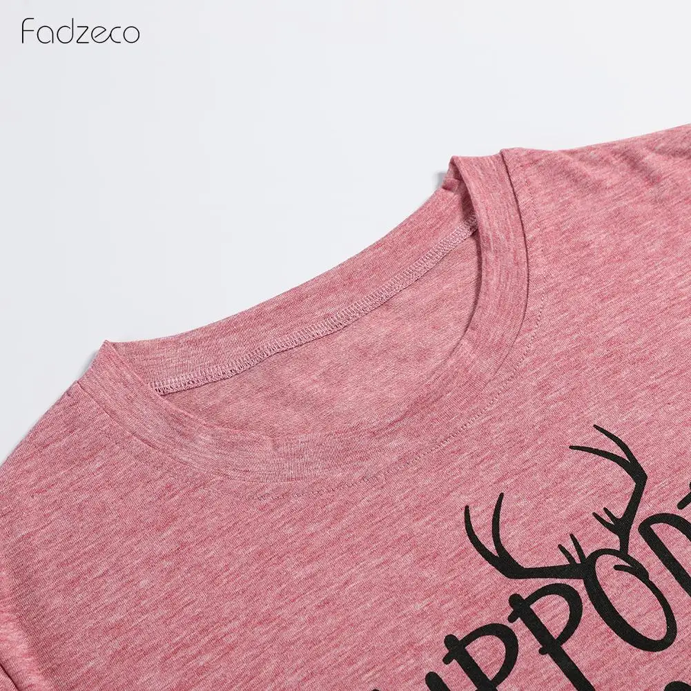 FADZECO Raiseboys футболка с буквенным принтом женская повседневная коротким рукавом