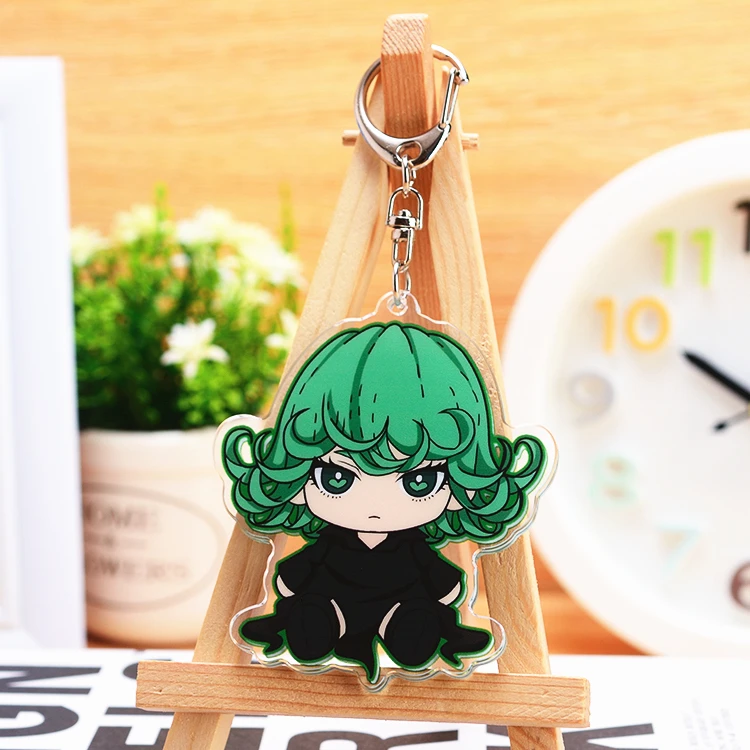 Аниме ONE PUNCH-MAN Saitama Genos Senritsu no Tatsumaki ATOMIC ZAMURA акриловая подвеска брелок кулон сумка