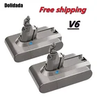 Сменная батарея 21,6 в 6000 мАч для пылесоса Dyson Li-Ion SV09 SV07 SV03 DC58 DC61 DC62 DC74 V6 965874-02