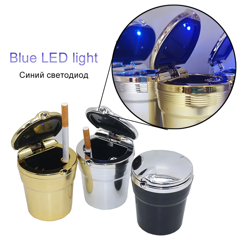 1 шт. портативная пепельница для салона автомобиля мини мусорная корзина