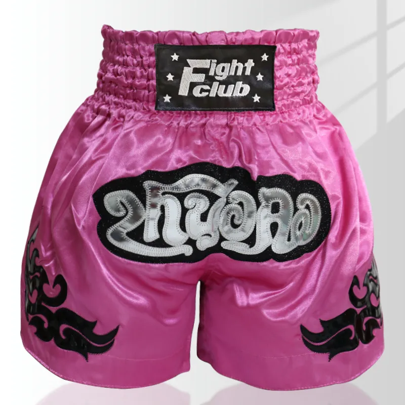 Шорты Muay Thai для бокса тренировочные дышащие боксерские шорты мужчин и женщин