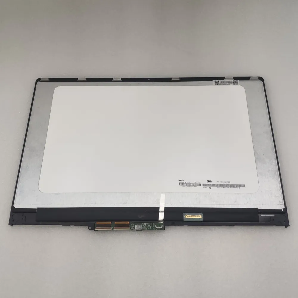 

15.6" 1920*1080 LCD Touch Screen Digitizer Display Panel NV156FHM-A14 N156HCA-EA1 5D10M14145 For Lenovo Yoga 710-15IKB 15ISK