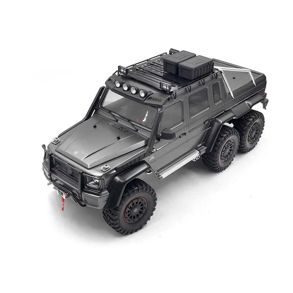 Металлический багажник на крышу со светодиодным прожектором для TRAXXAS TRX6 G63/TRX4
