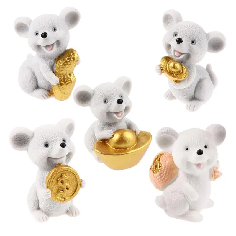5 шт. декоративная мультяшная мышь для дома и гостиной | Дом сад