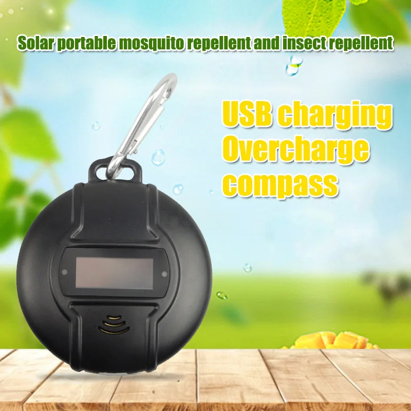

Ultrasonic Pest Repeller Solar Portable Electronic Mosquito Repeller Hook Repeller Insect Killer HG99