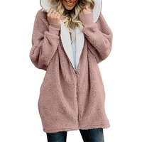 women cardigans faux fur ladies warm jumper fleece faux fur coat hoodie outwear femme plus size 5xl womens jackets winter coat