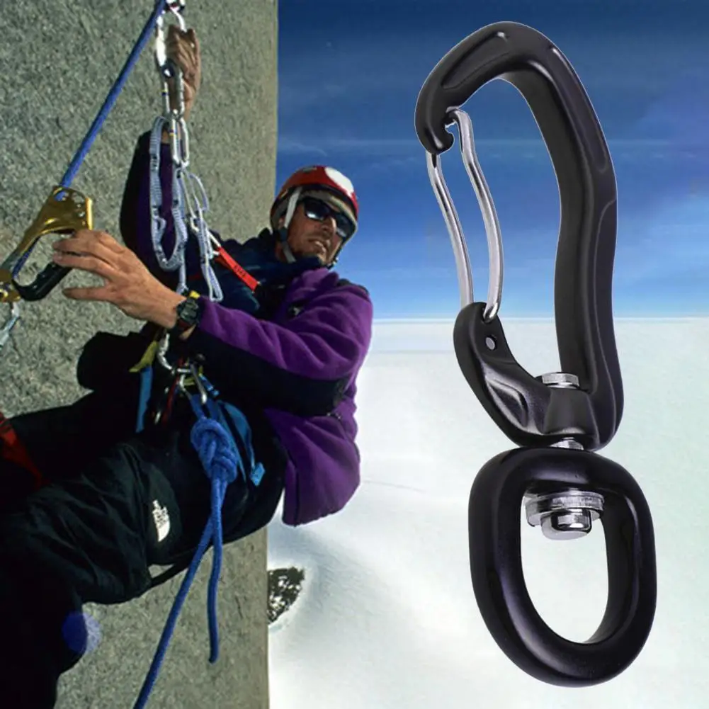 

Swing Swivel Anti-oxidation Wear Resistant Accessory High Hardness Safety Rotational Buckle for Rappelling