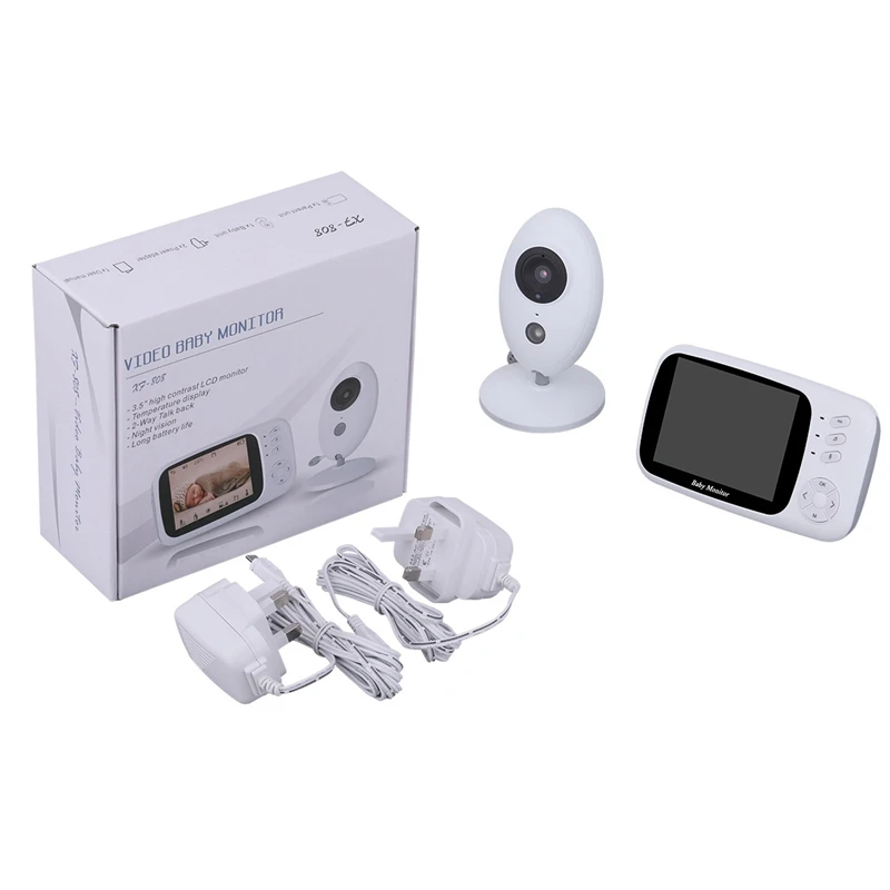 

with Camera 3.5 Inch Baby Nanny Cam Video Night Vision Security Camera