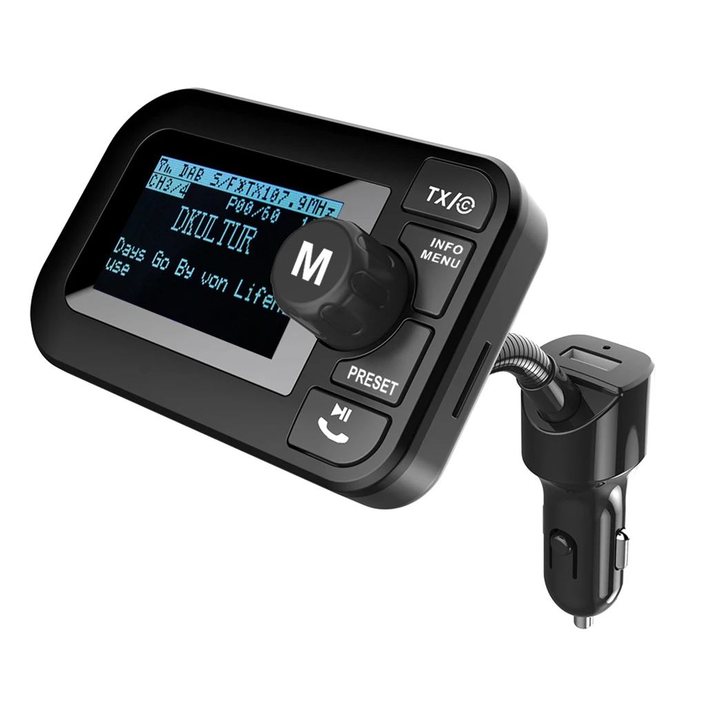 Magaideal в автомобиле DAB + цифровой радиоадаптер fm передатчик Bluetooth