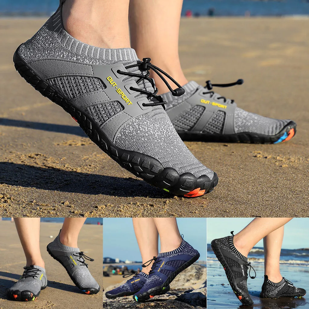Акватуфли унисекс спортивные кроссовки для бассейна Уличная обувь водных видов