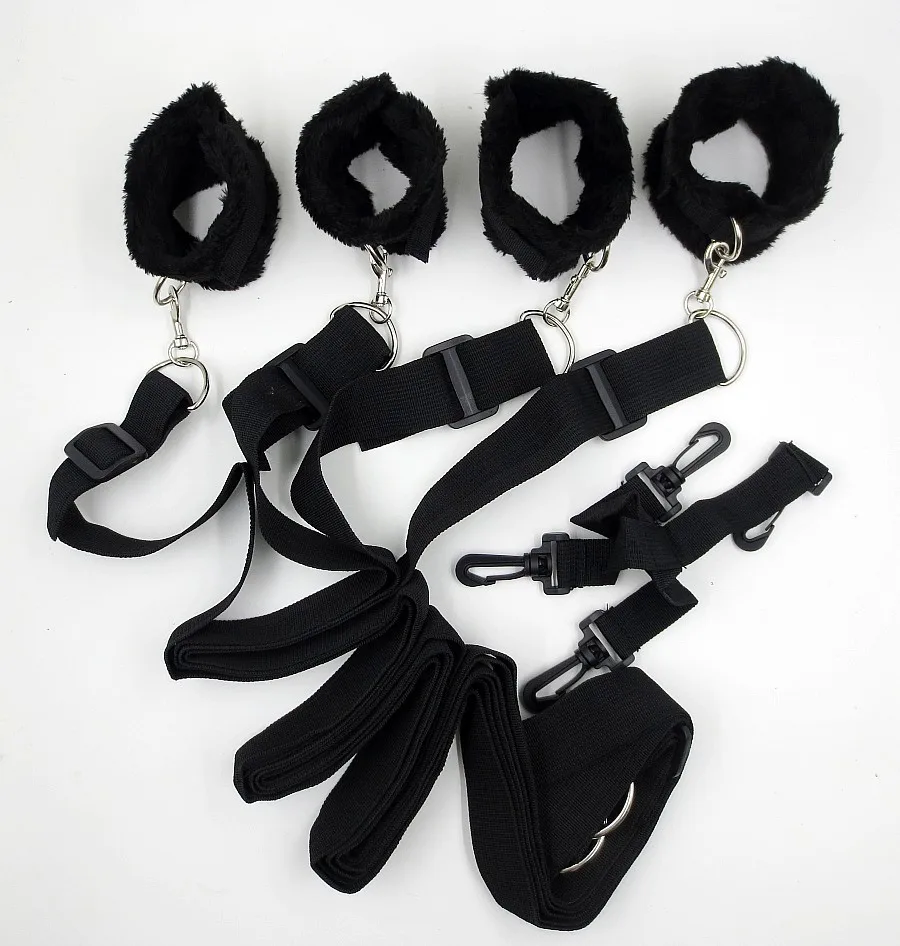 Пушистые наручники манжеты на лодыжку БДСМ бондаж для кровати ремни Ремни Фетиш