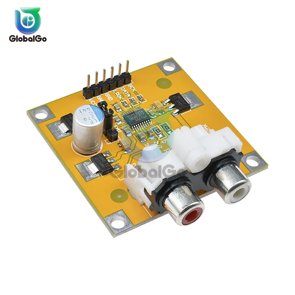 PCM5102 декодер DAC I2S плеер за ES9023 для Raspberry Pi 32Bit 384K|Детали и аксессуары приборов| |