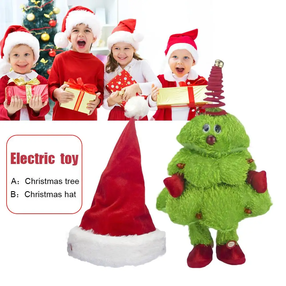 Детская электрическая игрушка Поющая и Танцующая Рождественская елка подвижная