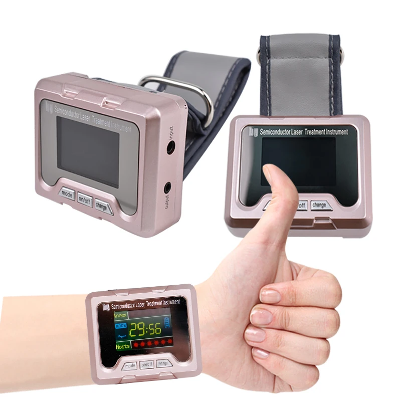 Наручные часы с лазерной терапией домашние диоды высоким кровяным давлением и