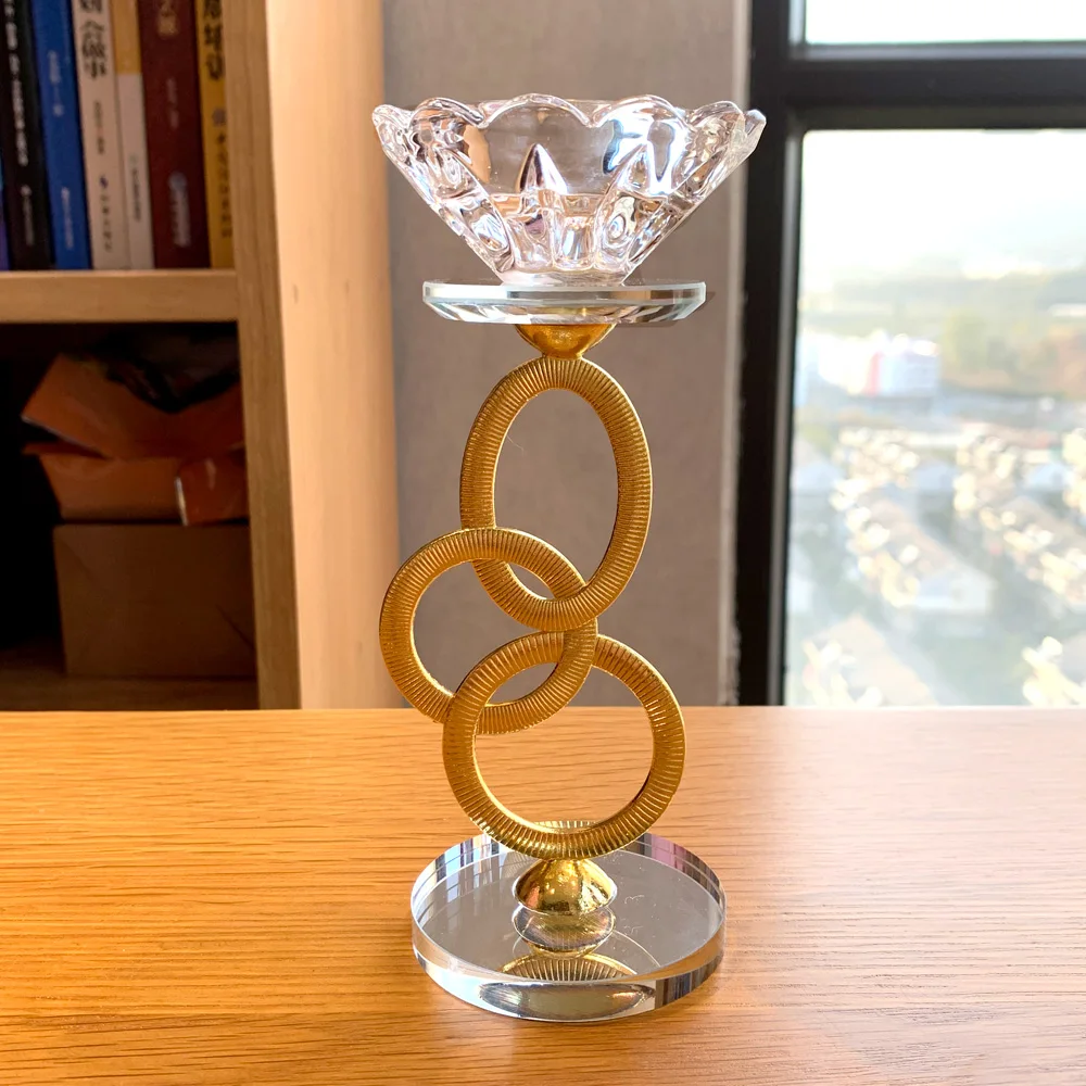 Подсвечник из хрустального стекла чаша фэн шуй подсвечник для свадебных