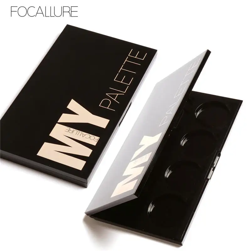 Plate FOCALLURE большой 8 цветов DIY дизайн бронзатор пресованные Румяна палтер с Highlither пудра для лица Косметика для блеска - Цвет: Plate