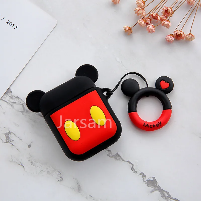 Для AirPods чехол 3D милый бисквит чехол для наушников s для Apple Airpods 2 забавная Защитная крышка без кольца на палец