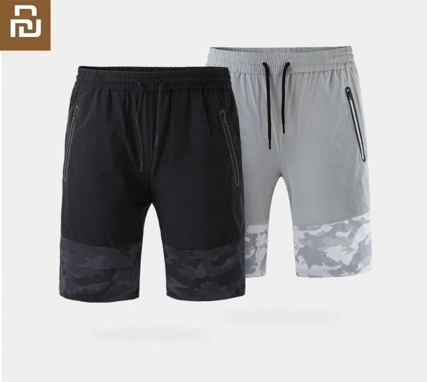 Новинка мужские камуфляжные быстросохнущие спортивные шорты ULEEMARK эластичные