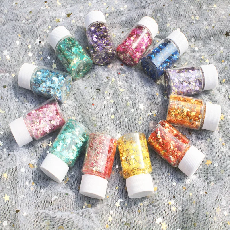 10 мл/банка 3D Русалка для ногтей блестящая голографическая наклейка дизайна | Дом