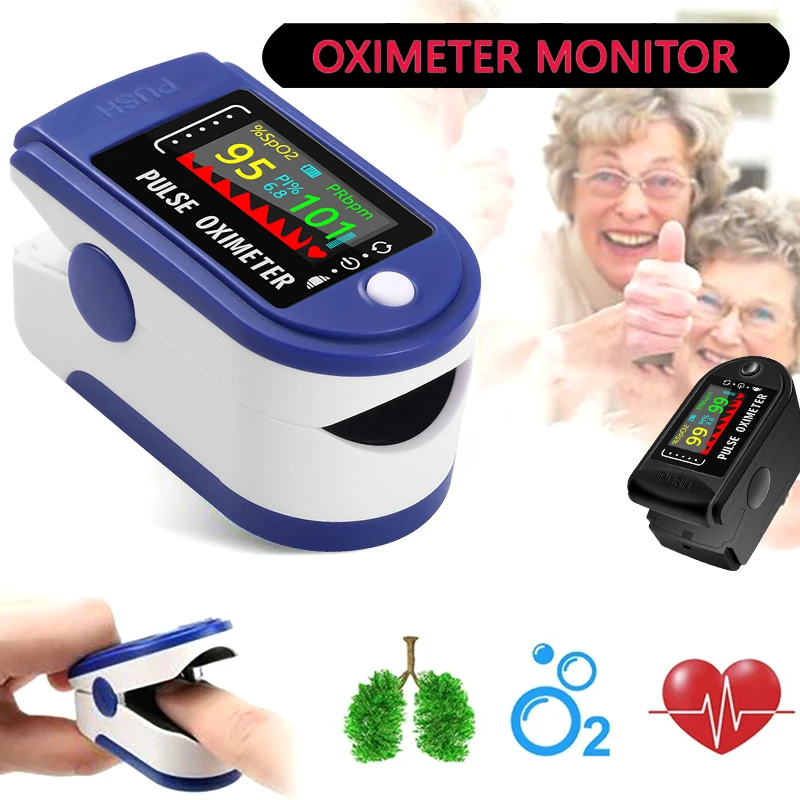 Пульсоксиметр на кончик пальца медицинский цифровой с OLED-экраном |