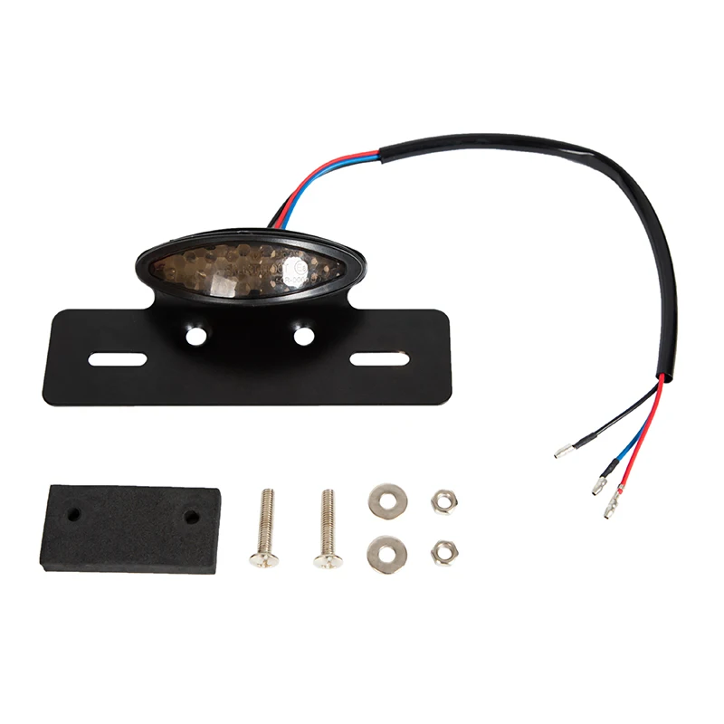 Универсальный светодиодный задний фонарь для мотоцикла Красный стоп-сигнал